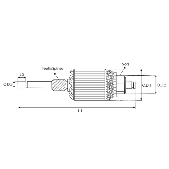 Anlasseranker 619417 für VALEO VOLVO 12V 8T IM539 594529