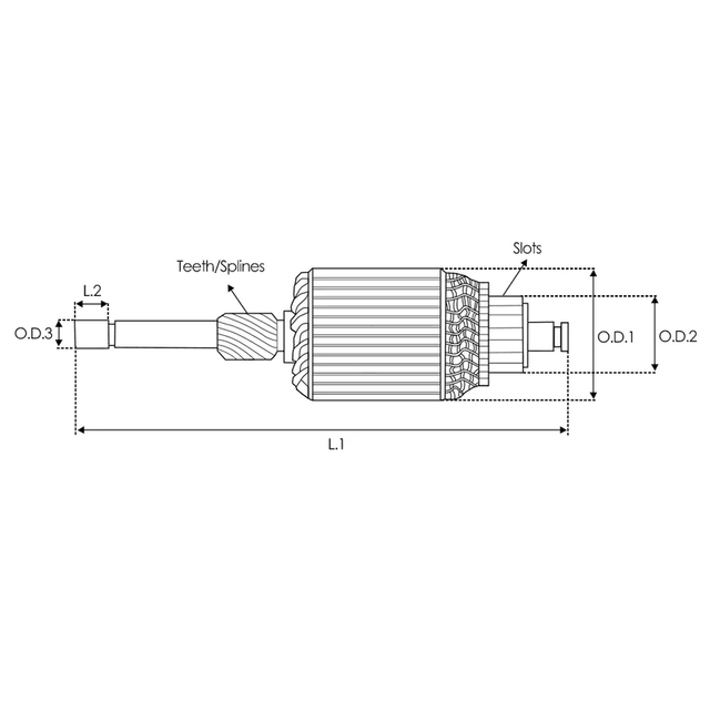 Anlasseranker IM3175 für HITACHI 12V 8T 211471300 23310EN200