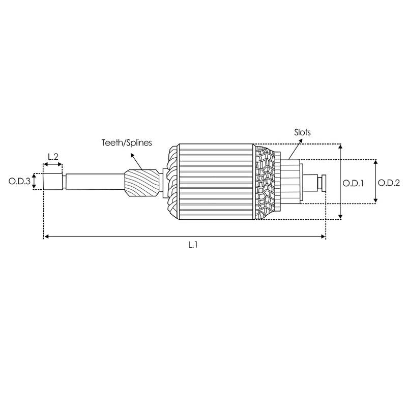 Anlasseranker 619421 für HYUNDAI KIA MITSUBISHI 16T IM542