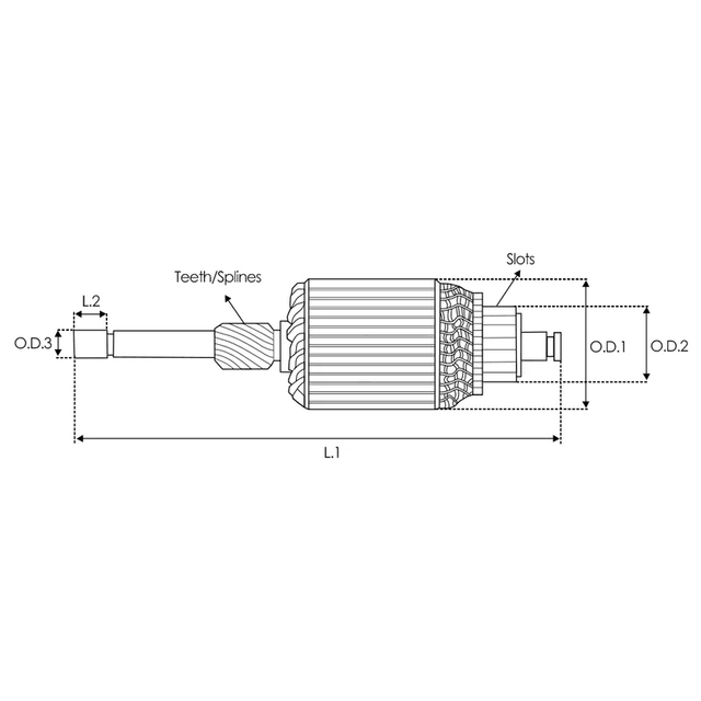 Starteranker 618317 für HYUNDAI MITSUBISHI VALEO 12V 9T M106T57671